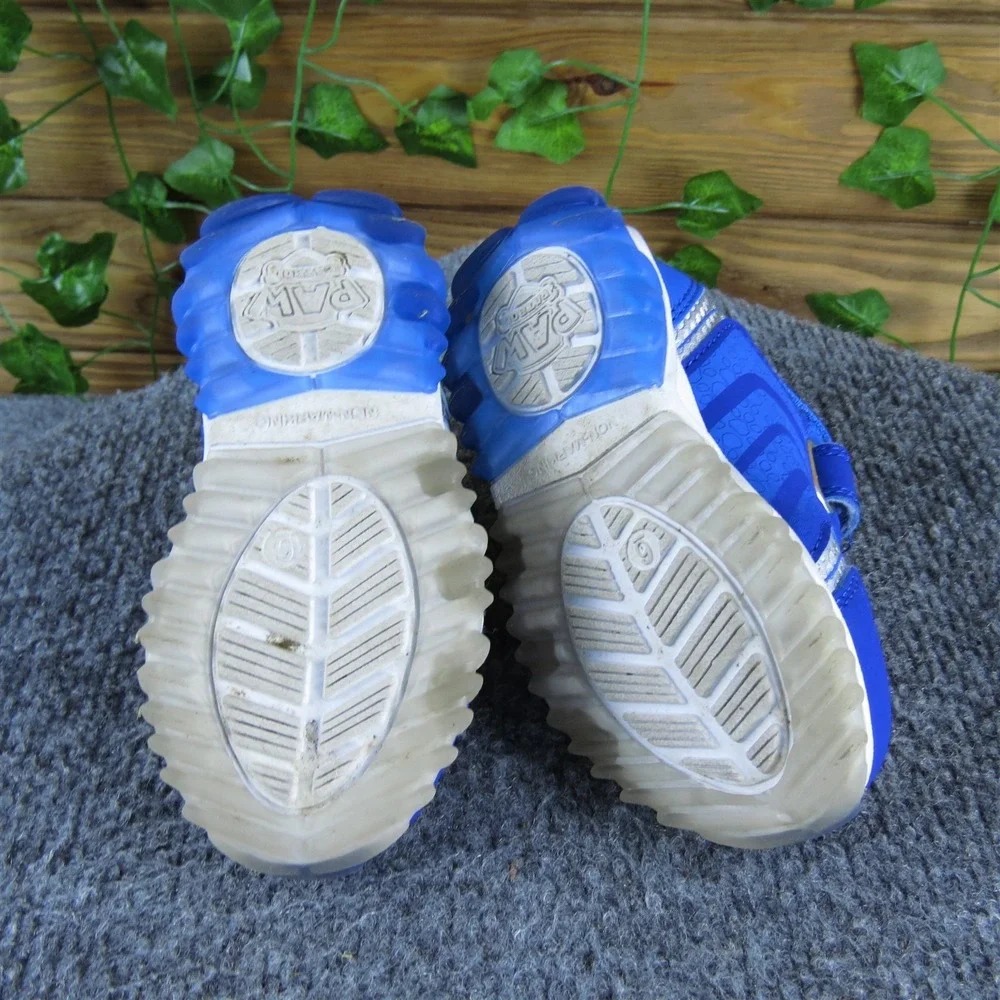 PAW Patrol Boys Sneaker  Sz T 6 Medium Blue Synthetic Hook &‎ Loop